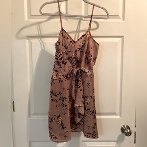 Floral Satin Dress